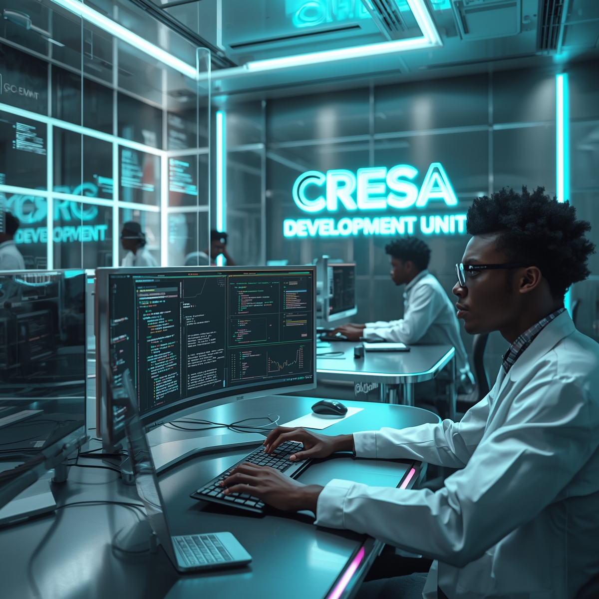 Software development and coding session